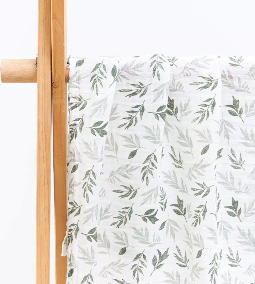 Пеленка муслиновая 120х110см, лепесточки