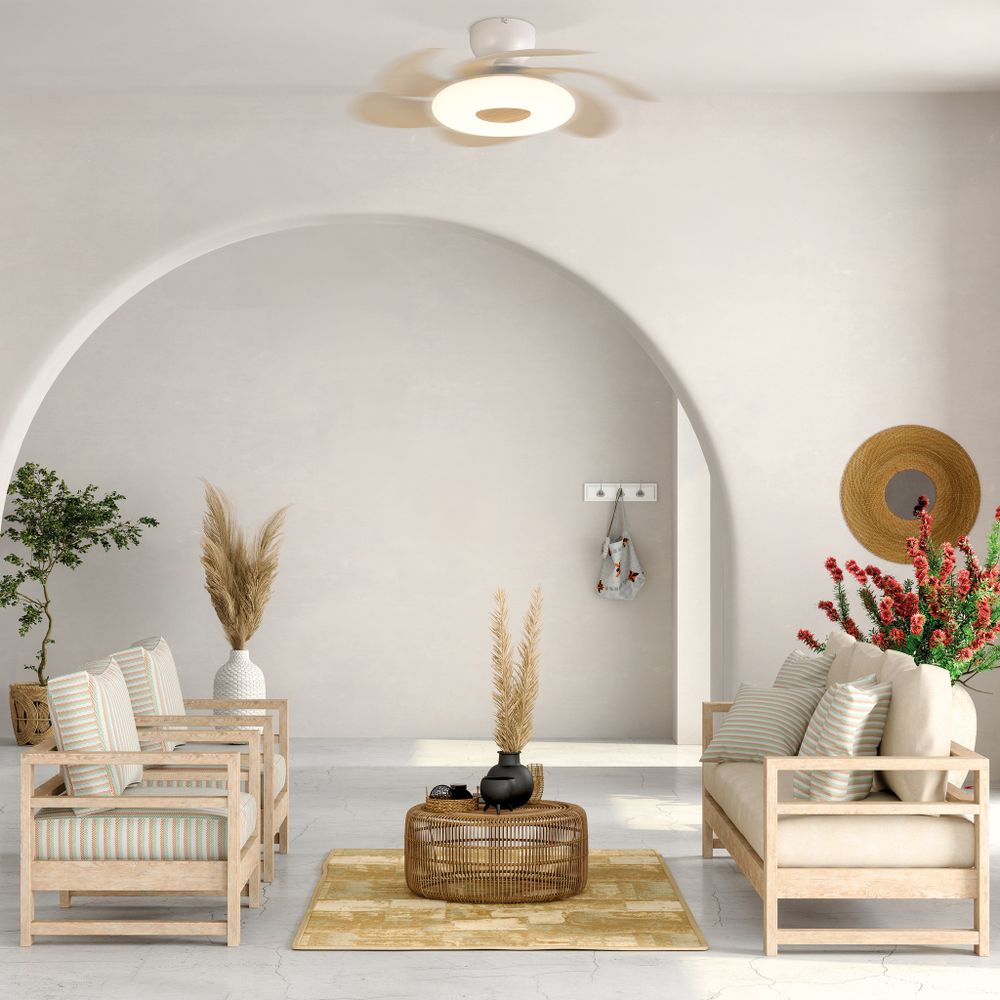 8704 Люстра потолочная-вентилятор FLOWER