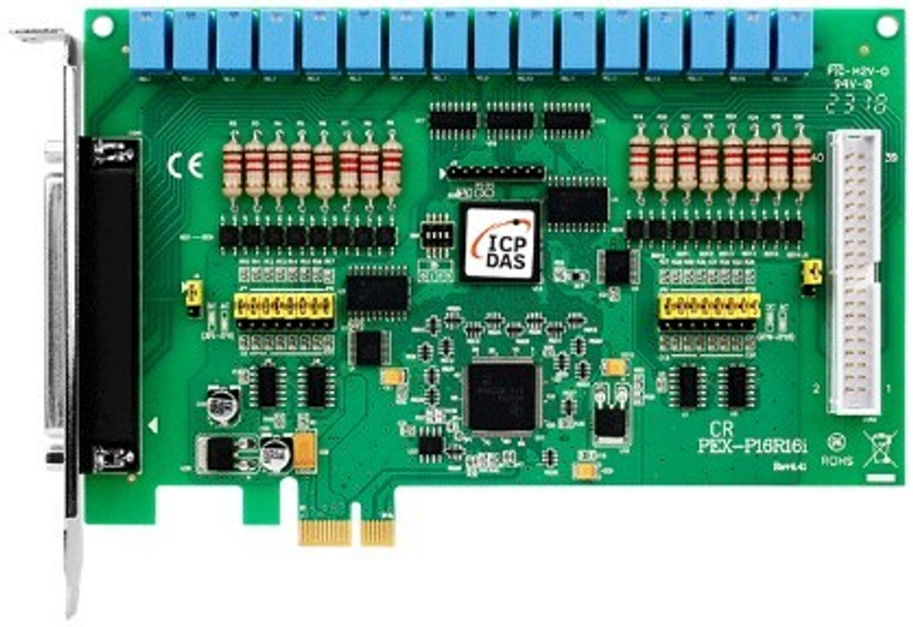 Плата  ICP DAS PEX-P16R16I CR