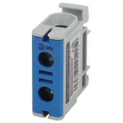 Клемма силовая вводная КСВ ЭРА NO-224-126 KE61.2 6-50 мм2 синяя N