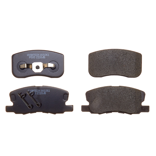 Колодки тормозные дисковые Avantech задние (противоскрипная пластина в компл.) AV1061
