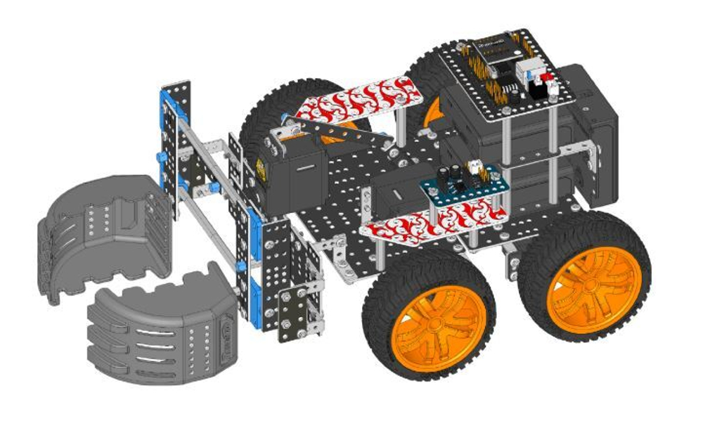 Ресурсный робототехнический набор Robo kit 4-5 для изучения технологий дистанционного управления к набору Robo kit 1