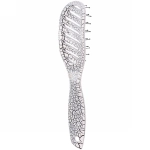 Расческа массажная «Dewal style», цвет платиновый, 23*4см●