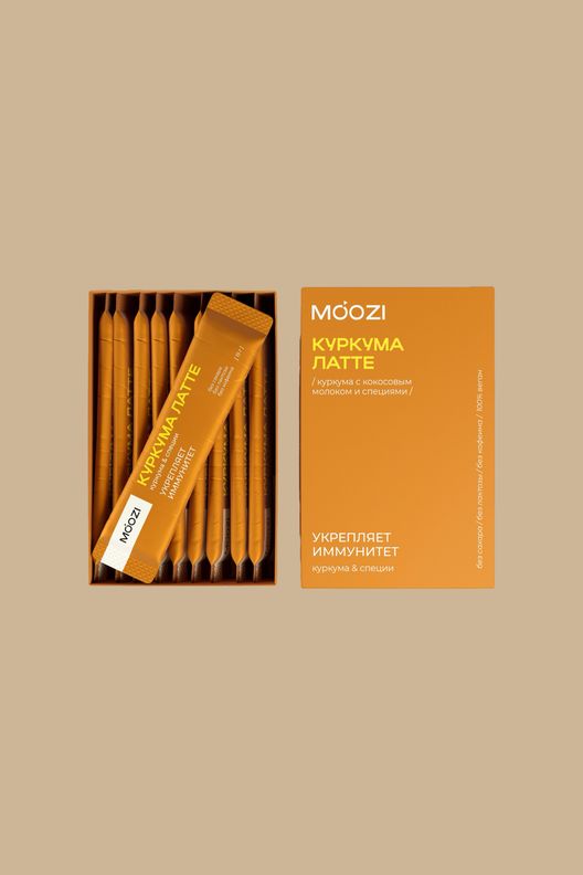 Куркума-латте: куркума с кокосовым молоком и специями / MOOZI