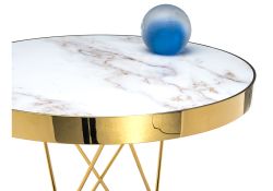 Стол Milena 60х76 white / gold