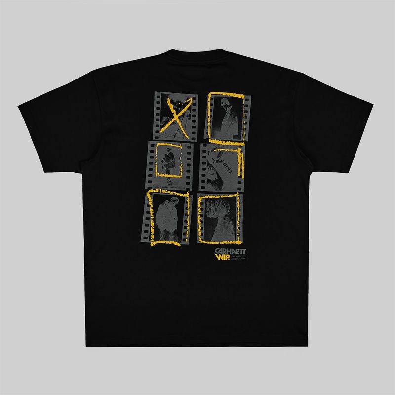 Футболка мужская Carhartt WIP Contact Sheet артикул:I033178_black - купить в магазине Дайс