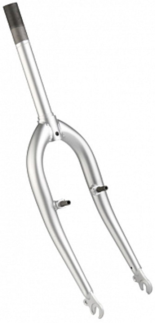 Вилка 20" 1" ЖВМЗ жёсткая резьбовая, V-обр.торм., стальная серебристо-серая, шток 194мм