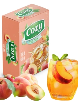 Растворимый вьетнамский чай со вкусом персика 240 г