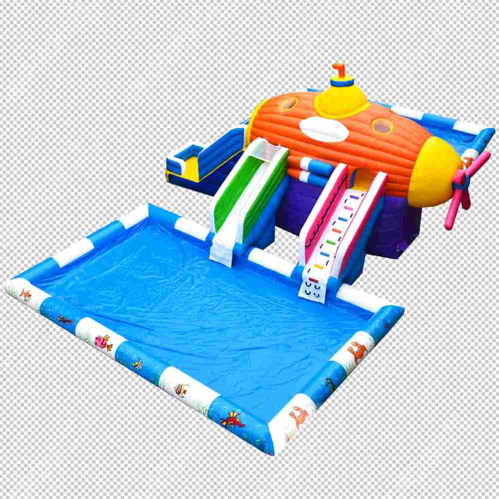 Надувной назменый аквапарк «Субмарина», 20*12*5 м