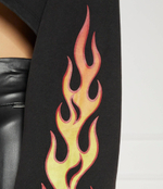 Худи VINTAGE FLAME HOODIE Tommy Jeans - черный(DW0DW16417)