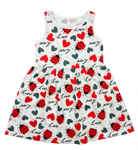 Сарафан 202/2 божьи коровки