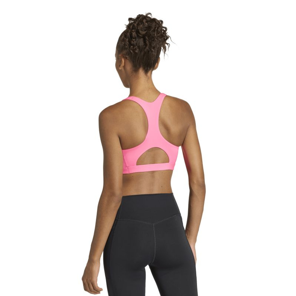 Теннисный бюстгальтер Adidas Optime Essentials Medium Support - lucid pink
