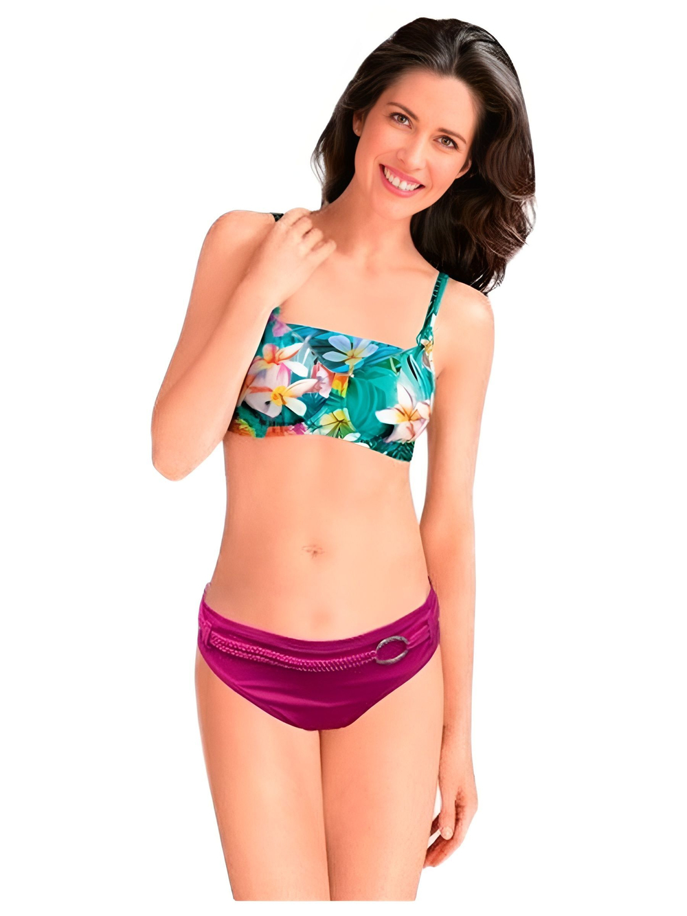 Купальник ортопедический после мастэктомии с кармашками Amoena Sydney 42C/48C