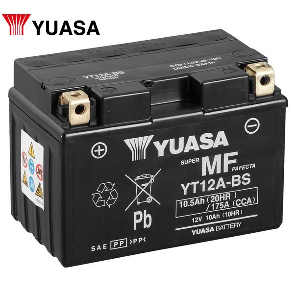 Аккумулятор YUASA YT12A-BS для мотоциклов
