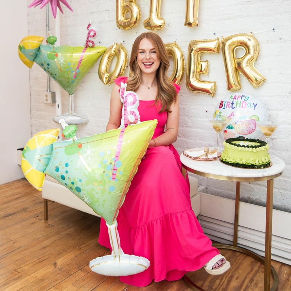 Фольгированный шар-фигура «Коктейль Маргарита», 92 см