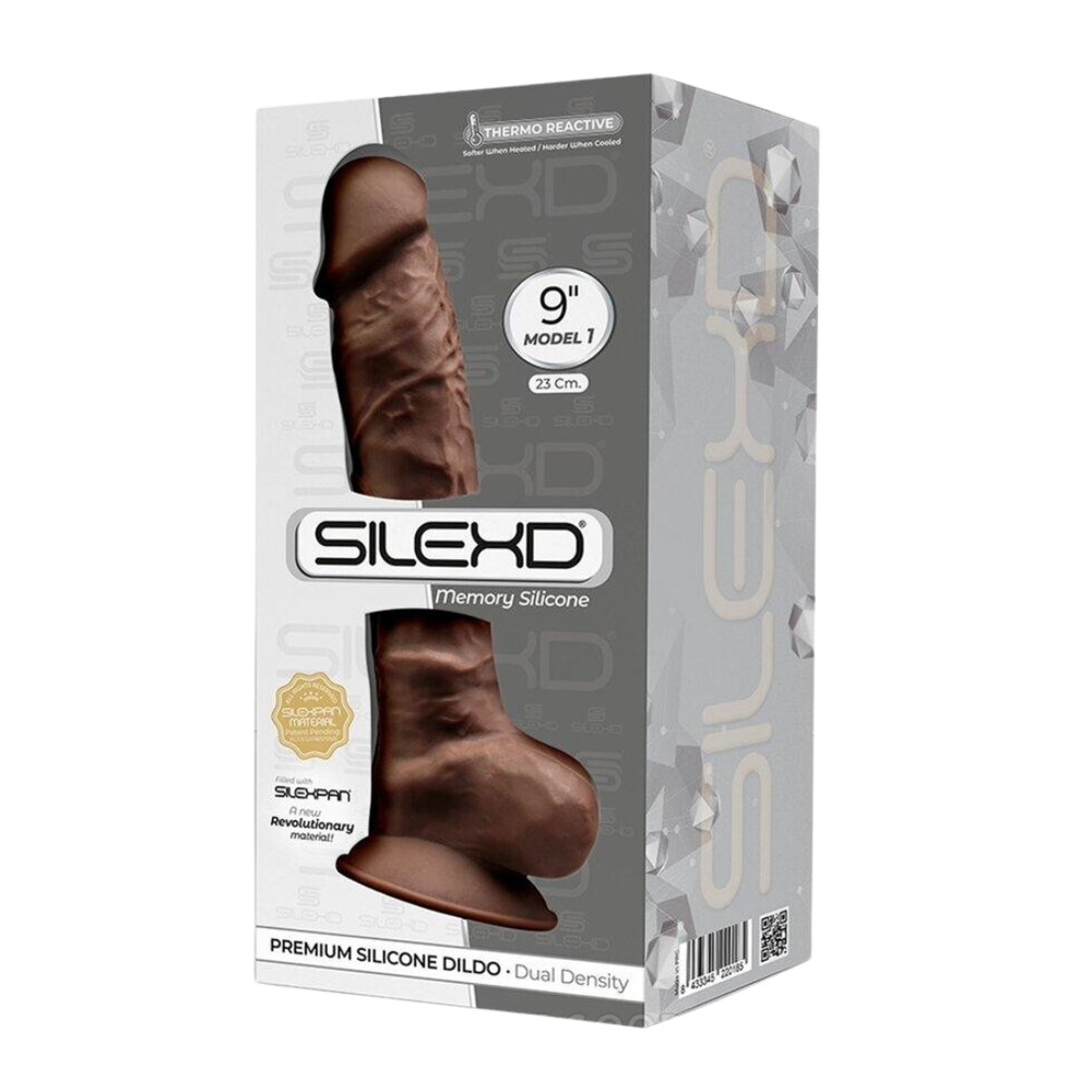 Дилдо с двойной плотностью SileXD Model 1, 8 дюймов