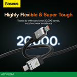 Кабель Baseus CoolPlay 2m Black (CAKW000301)
