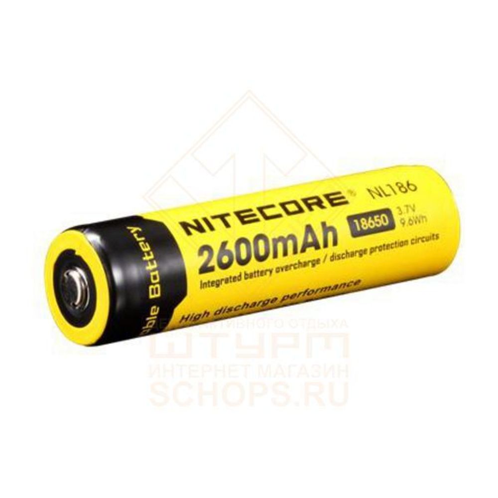 Аккумулятор Nitecore 18650 Li-ion PCB 2600 mAh