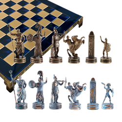 Manopoulos Шахматы подарочные "Троянская война"
