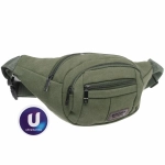 Сумка на пояс «Sport leader - Street Fashion», 4 кармана, цвет хаки, 35*16*6см