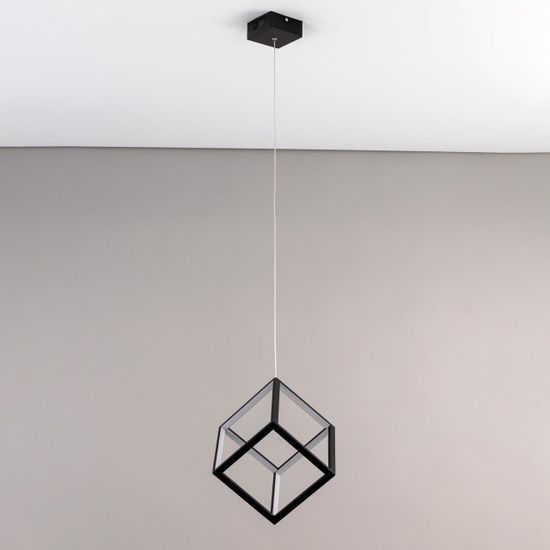 CL719201 Куб Черный Св-к Подвес, LED 30W*4000K
