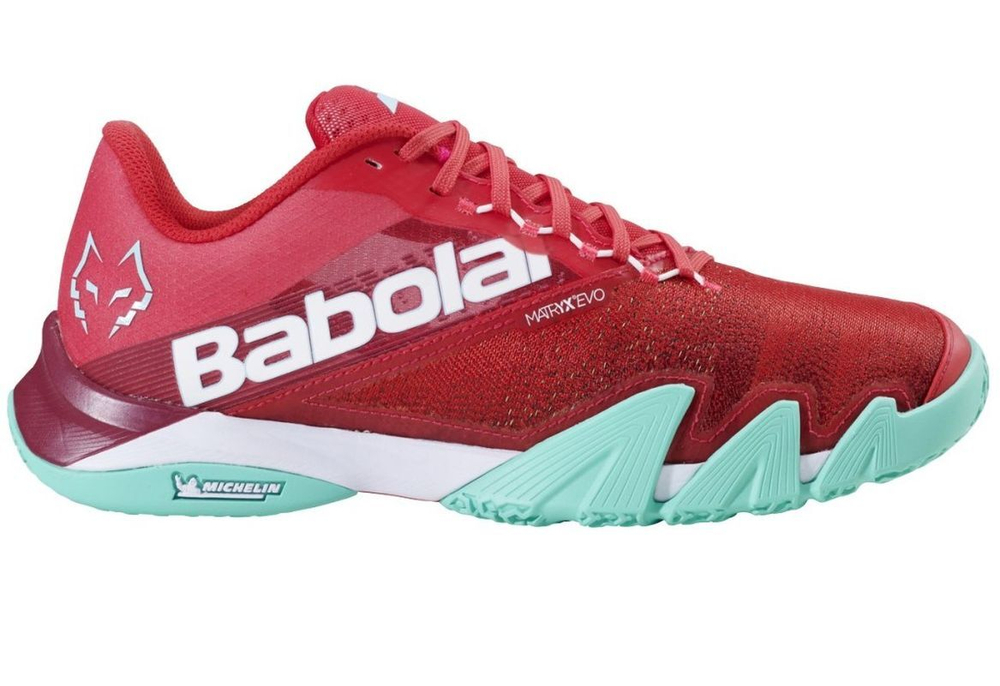 Мужские кросовки для Padel Babolat Jet Premura 2 Lebron - red/electric green