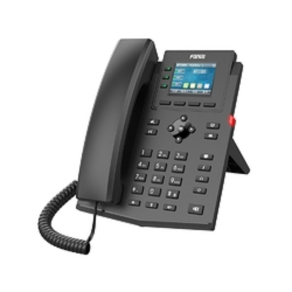 IP телефон Fanvil X303-2 Wire черный SIP телефон