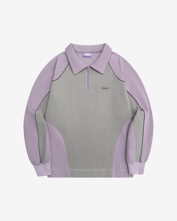 Толстовка College star фиолетовая / серая - фото 1