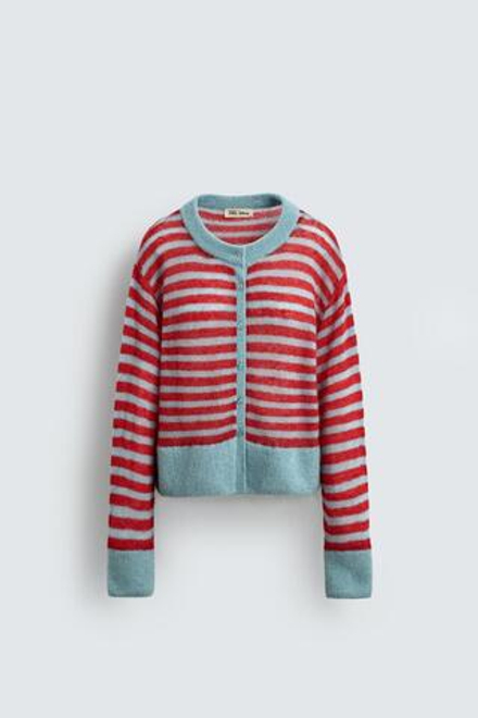 ZARА HARRY LAMBERT X DISNEY КАРДИГАН В ПОЛОСКУ, ПОЛОСКИ