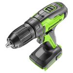 Аккумуляторная ударная дрель шуруповерт Greenworks GD24DD60K2, 3704107UA, 24v, АКБ 2 А·ч и ЗУ в кейсе