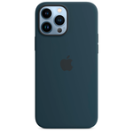 Силиконовый чехол с поддержкой MagSafe Apple Silicone Case для iPhone 13 Pro Max, Abyss Blue (Синий омут)