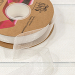 Лента Органза 2,5см х 110м (Белый)