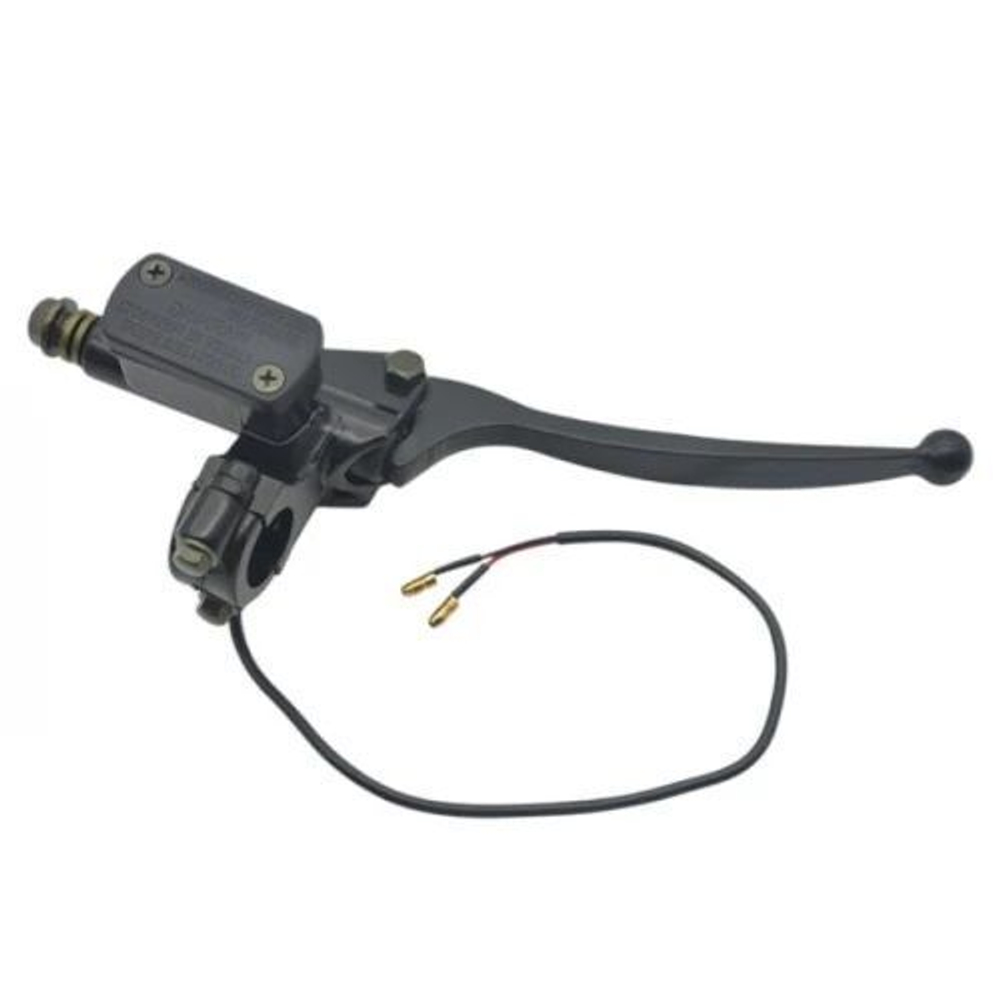 Ручка тормоза 10мм правая гидравлическая с датчиком для электровелосипеда скутера мотоцикла