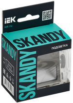 SKANDY Подсветка LED встраиваемая SK-L01N металл никель IEK