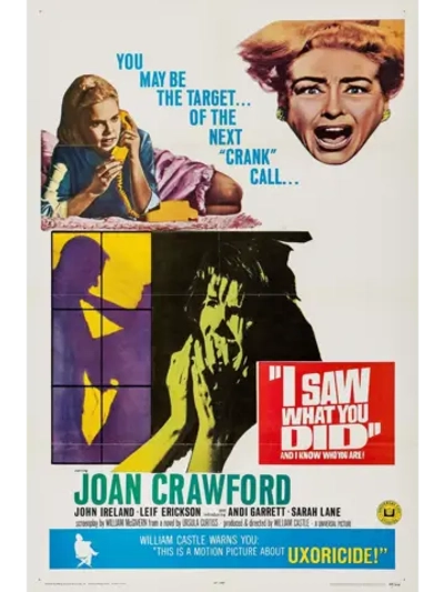 Я видела, что ты сделал (1965) (DVD-R)