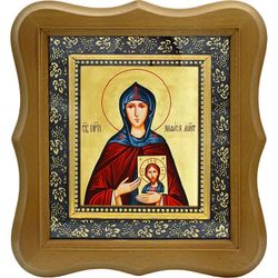 Анфиса Мантинейская Преподобная, игумения, исповедница. Икона на холсте.