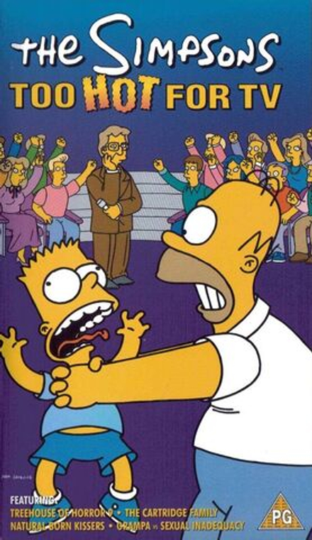 Кассета VHS The Simpsons Too Hot for TV