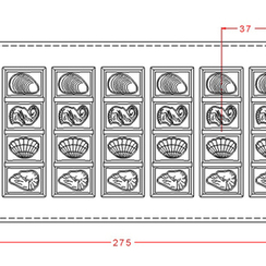 81 | Форма для шоколадных изделий (275*175мм)