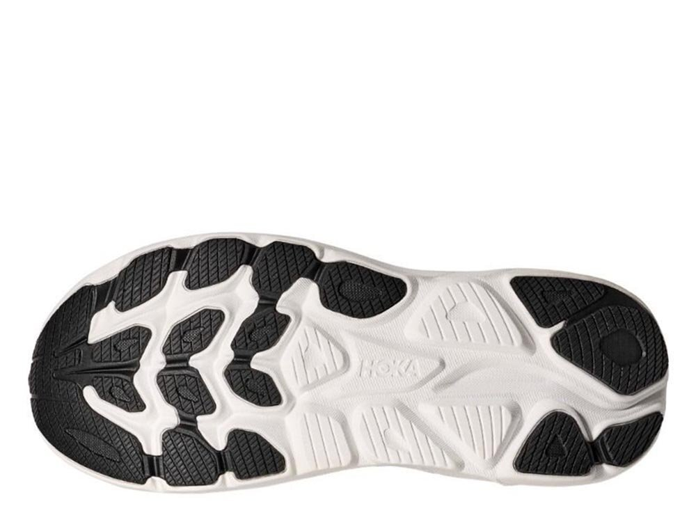 Кроссовки для бега мужские Hoka Clifton 10 Wide M Черно-Белый