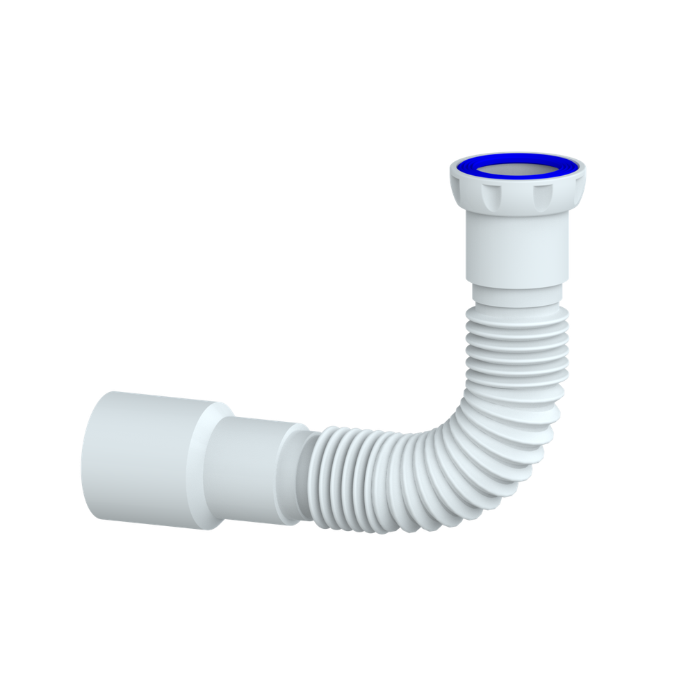 D45 ГИБКОЕ СОЕДИНЕНИЕ 400мм д.40хд.40/50 С ГАЙКОЙ 1 1/2