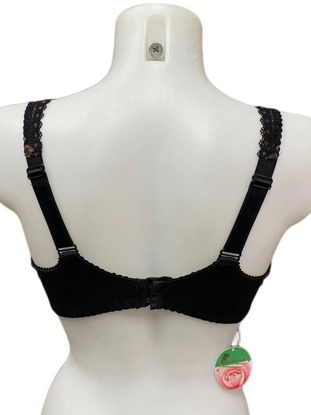 Бюстгальтер ортопедический для фиксации экзопротеза после мастэктомии 85D черный