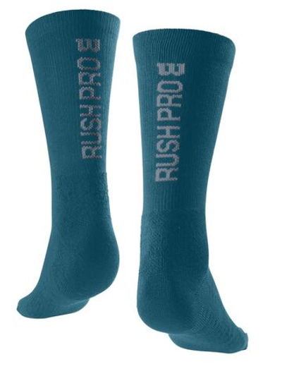 Теннисные носки Wilson Men's Rush Pro Crew Sock 1P - blue coral/trade winds
