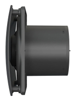 Вентилятор вытяжной D100 RIO 4С с обратным клапаном Matt black DICITI