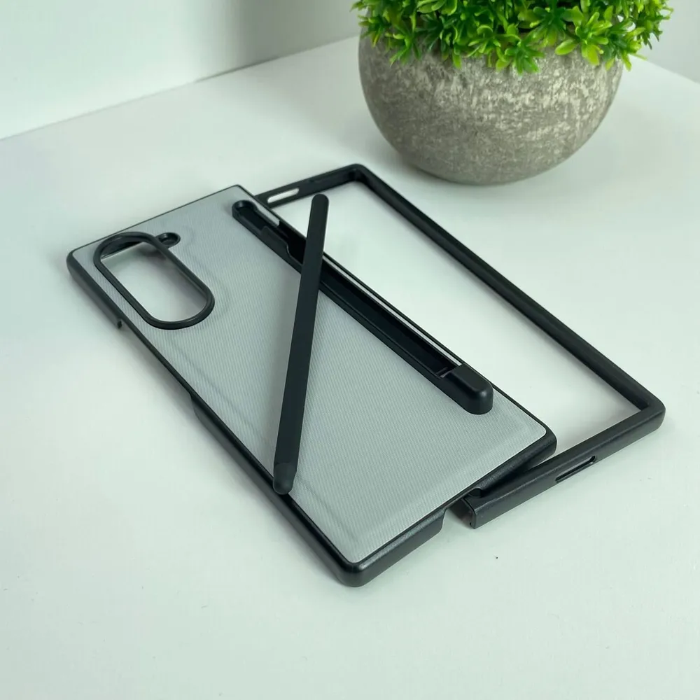 Накладка Leather Fiber для Samsung Z FOLD 5