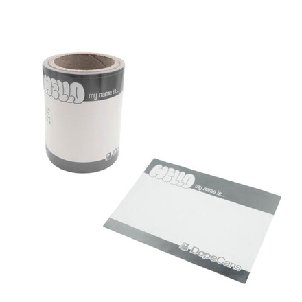 Стикер Dope Metallic Hello Silver