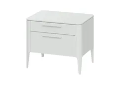 Тумба прикроватная Type 2 ящика ширина 60 см (белый)