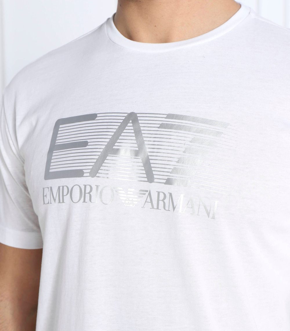 футболка EA7 - белый(6LPT09 PJ02Z)