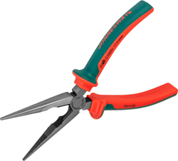 PV1118 Длинногубцы диэлектрические прямые с двухкомпонентными рукоятками, 200 мм