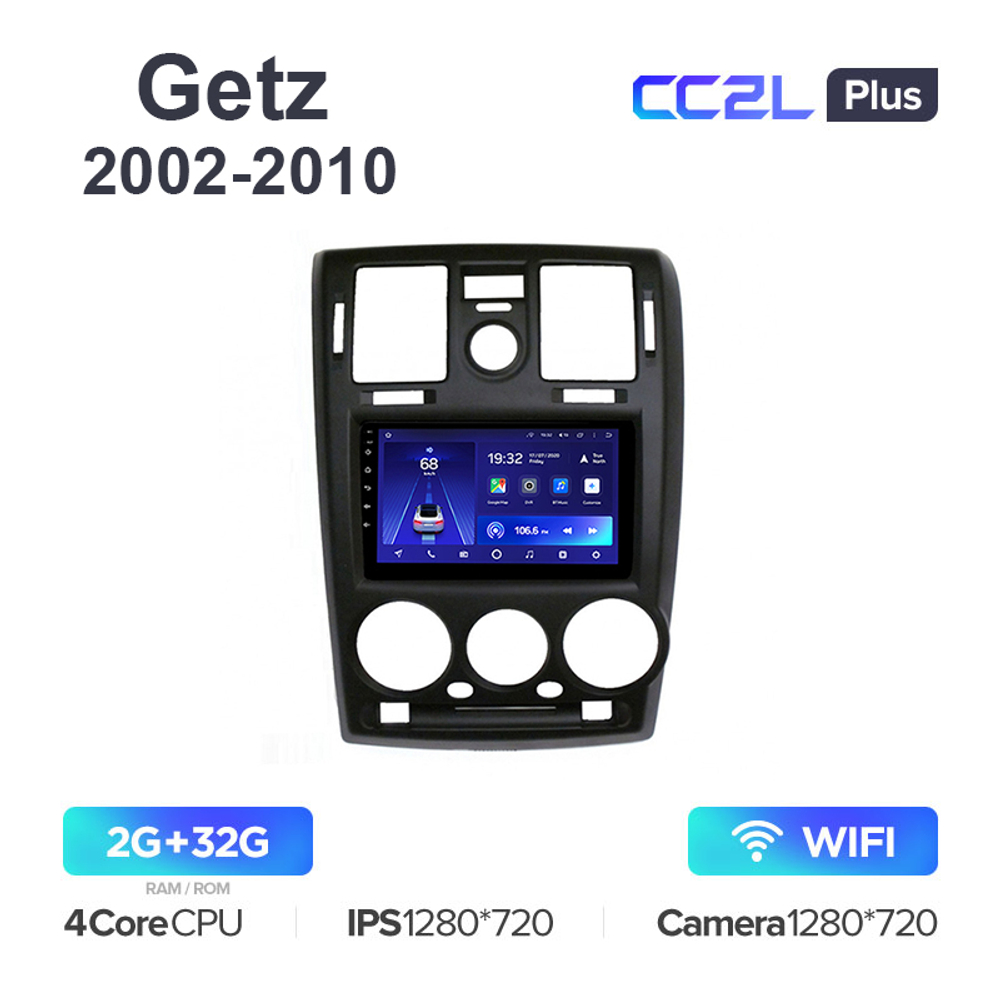 Teyes CC2L Plus 9" для Hyundai Getz 2002-2010