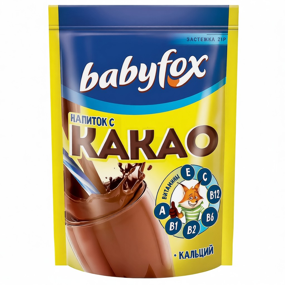 Напиток растворимый с какао BABY FOX (ЗПак) 135г